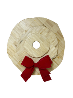 Wooden Holiday Wreath