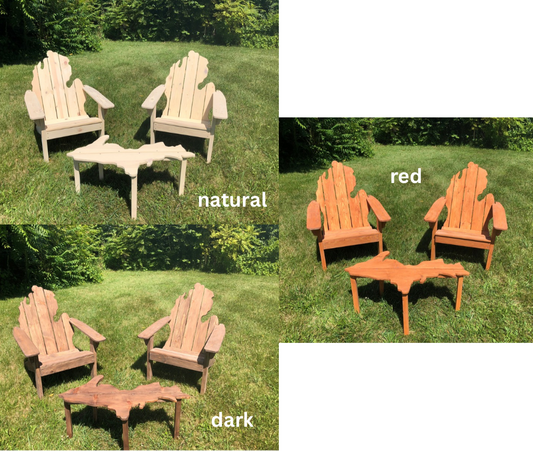 Michigan Adirondack Chair Set (Local Pick-up Only)