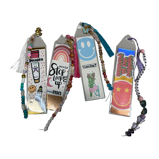 Bookmark w/ beaded tassel