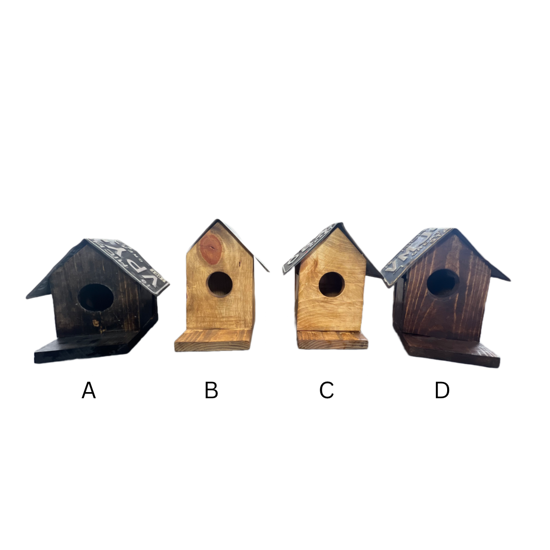Michigan License Plate Birdhouse