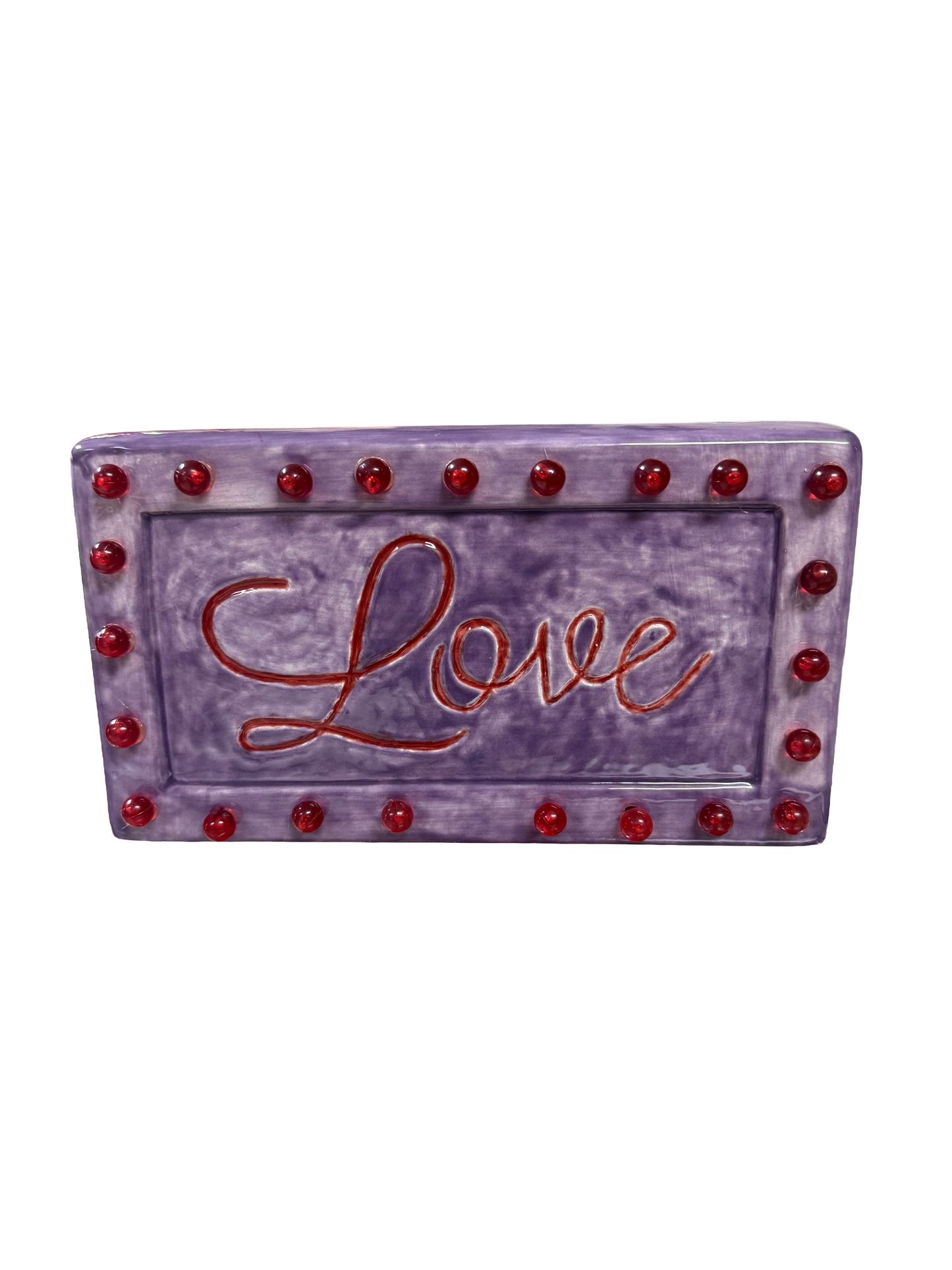 Light-up Ceramic Sign