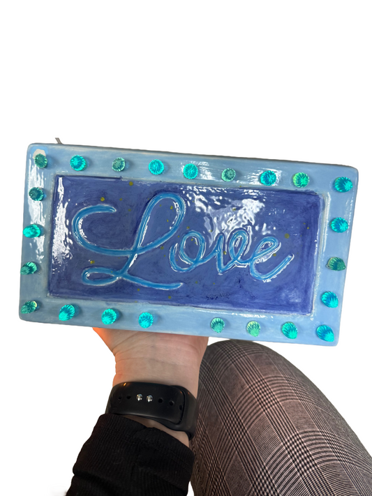 Light-up Ceramic Sign
